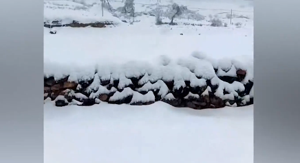 河北多地降雪一夜返冬